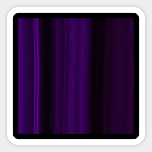 Purple and Black Stripe Pattern Sticker